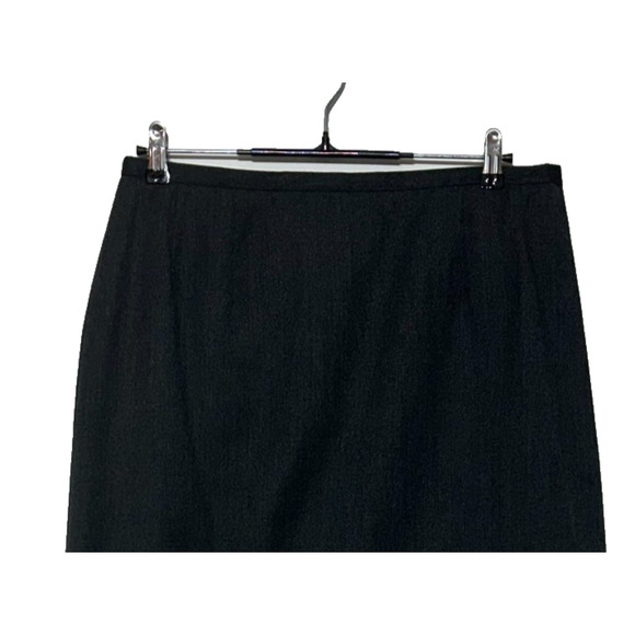 Harve Bernard Wool Pencil Midi Skirt 14 Gray Lined Classic Office Career NWT - Picture 4 of 10